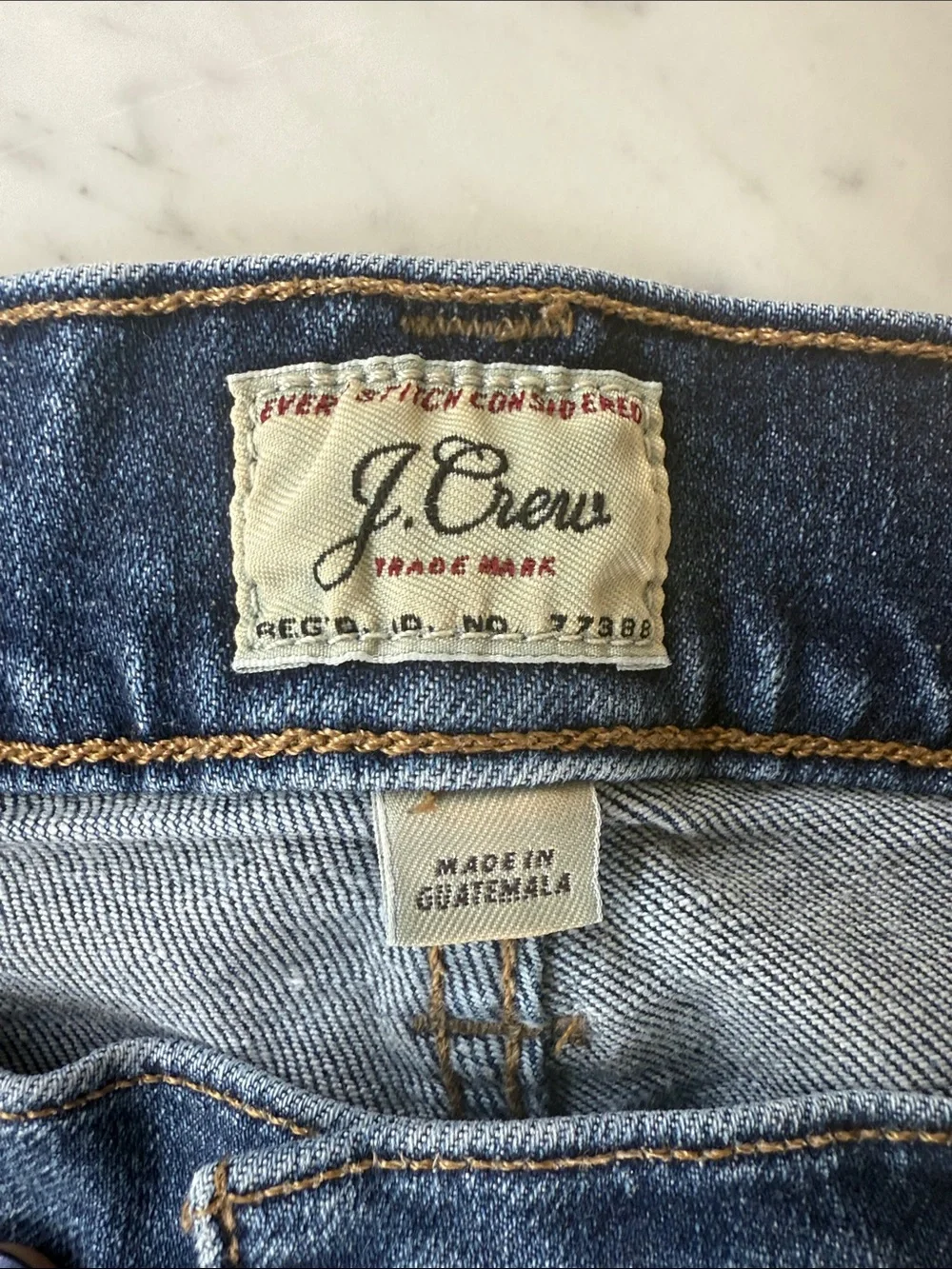J.Crew Men’s 250 Stretch Slim Tapered Jeans W32 L30